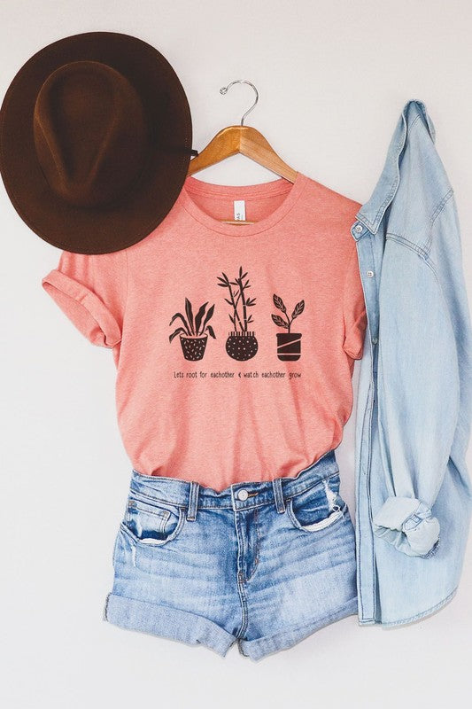 Let's Root For Each Other Graphic Tee - Catching Fireflies Boutique