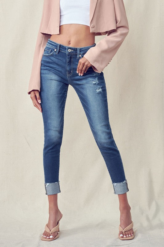 Gwendolyn Ankle Skinny KanCan Jeans - Catching Fireflies Boutique