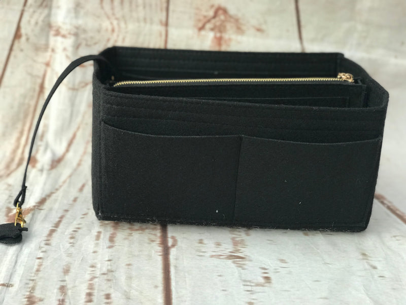 Black Purse Organizer - Catching Fireflies Boutique