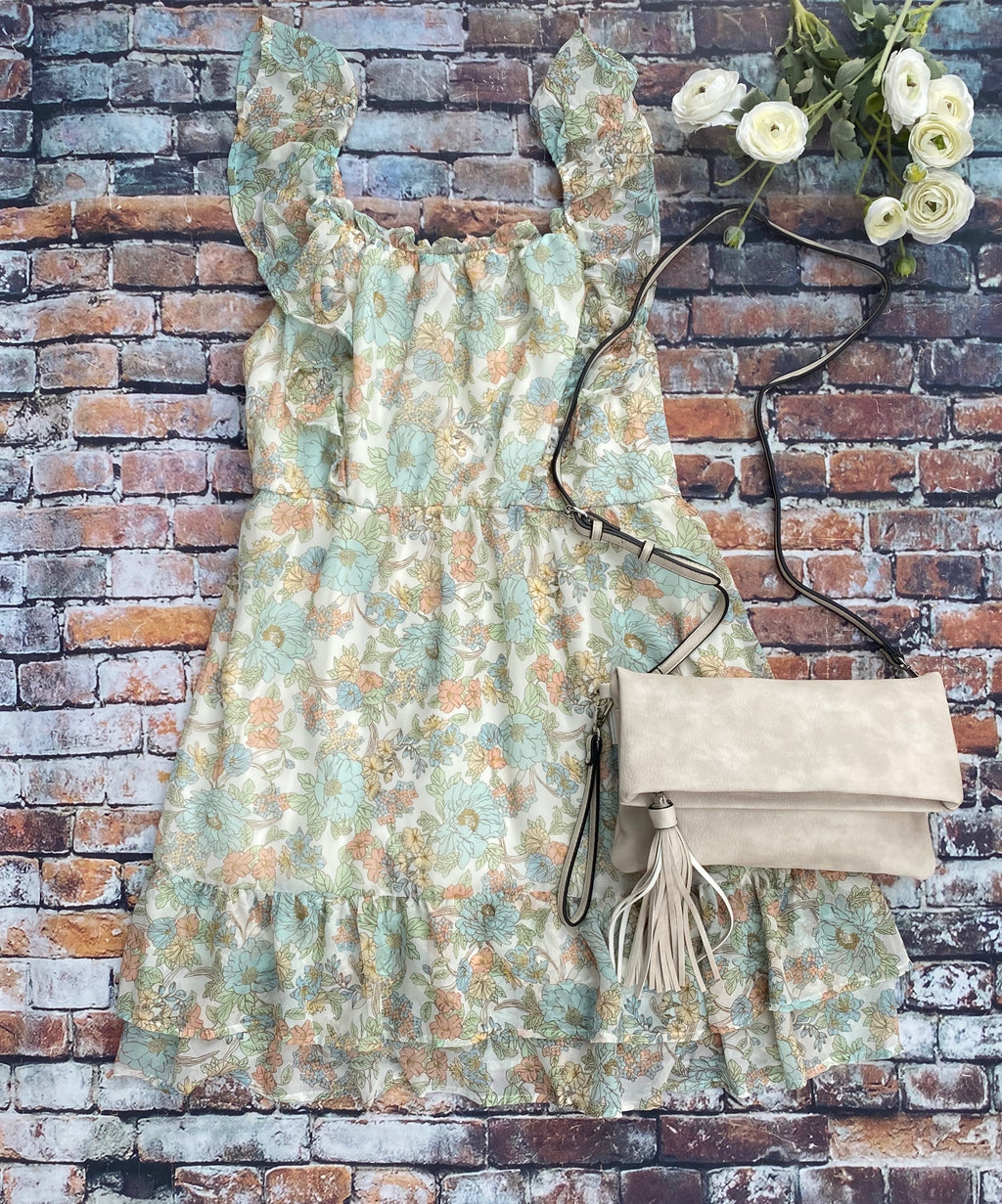 Today Is Yours Plus Mint Dress - Catching Fireflies Boutique