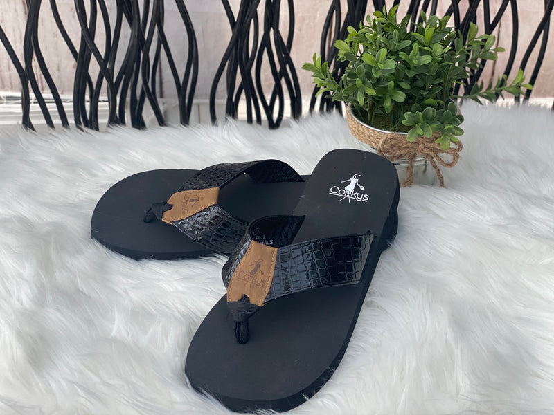Brittany Slip It On Flip Flop Shoes - Catching Fireflies Boutique
