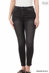 Marisol Plus Ankle Skinny Black Jeans - Catching Fireflies Boutique
