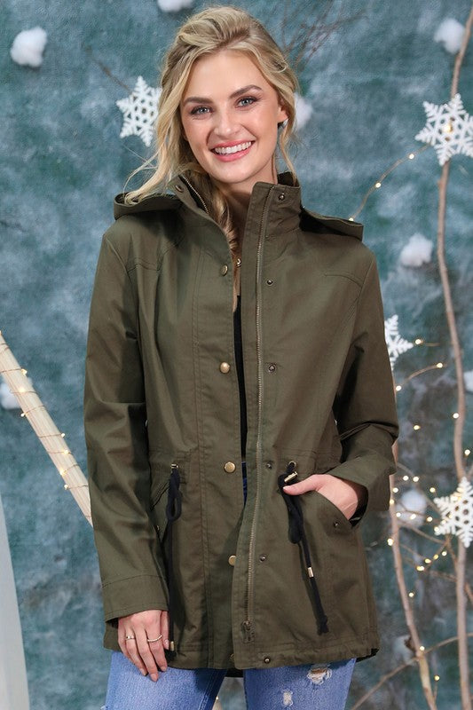 Relax With Me Olive Utility Jacket - Catching Fireflies Boutique
