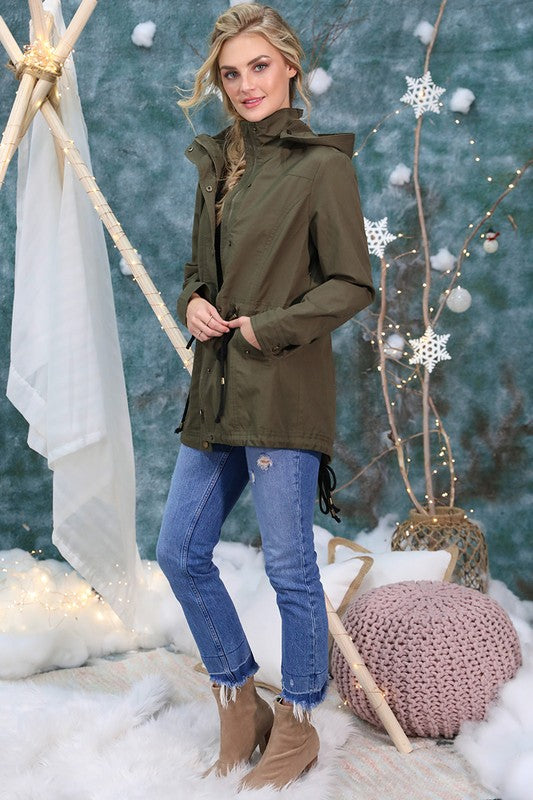Relax With Me Olive Utility Jacket - Catching Fireflies Boutique