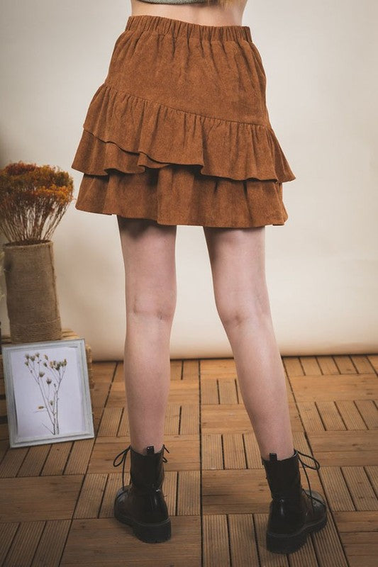 Wrap Your Arms Around Me Rust Skirt - Catching Fireflies Boutique