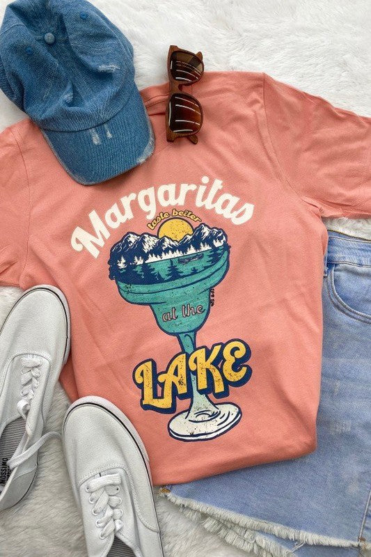 Margaritas Anyone? Sunset Graphic Tee - Catching Fireflies Boutique