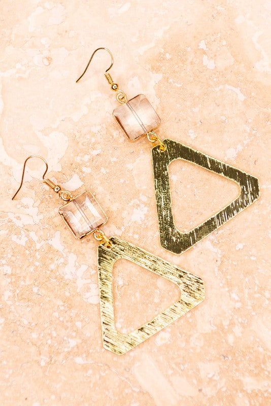 Jessilee Triangle Earrings - Catching Fireflies Boutique